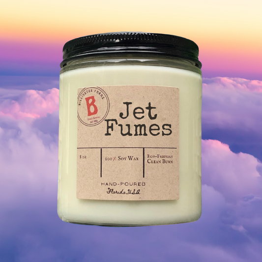 Jet Fumes Scented Candle