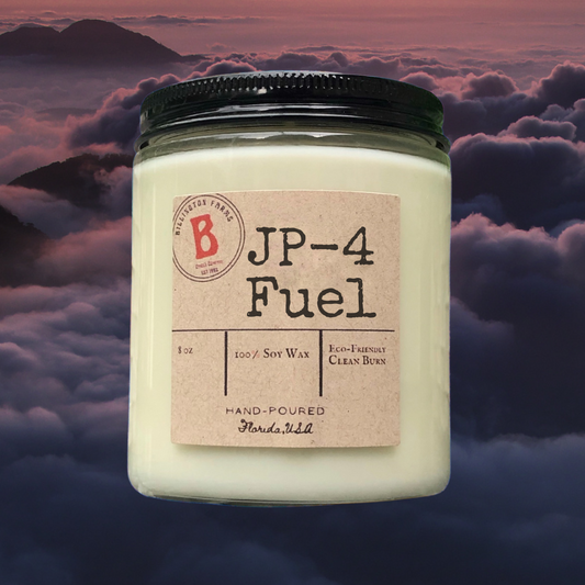 JP-4 Fuel Scented Candle, Pilot Gift, Scented Fuel Candle