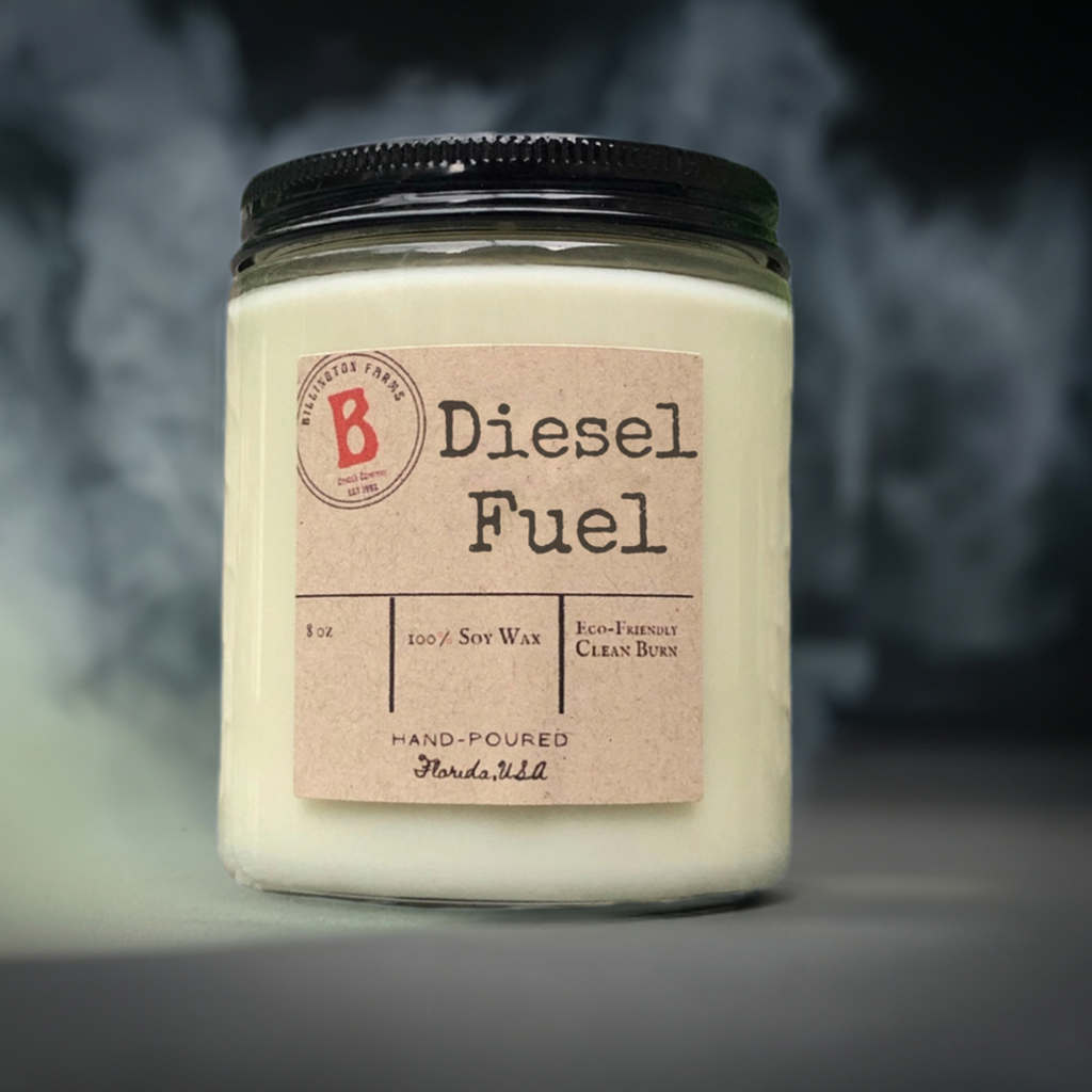 Diesel Fuel Scented Candle