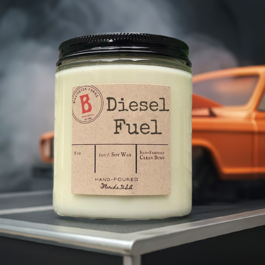 Diesel Fuel Scented Candle