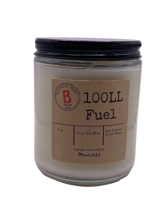 100LL Fuel Scented Candle