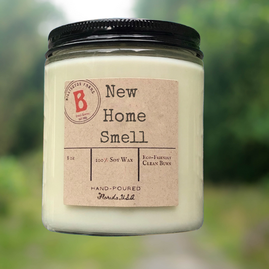 New Home Smell 100% Soy Wax Candles | Hand Poured