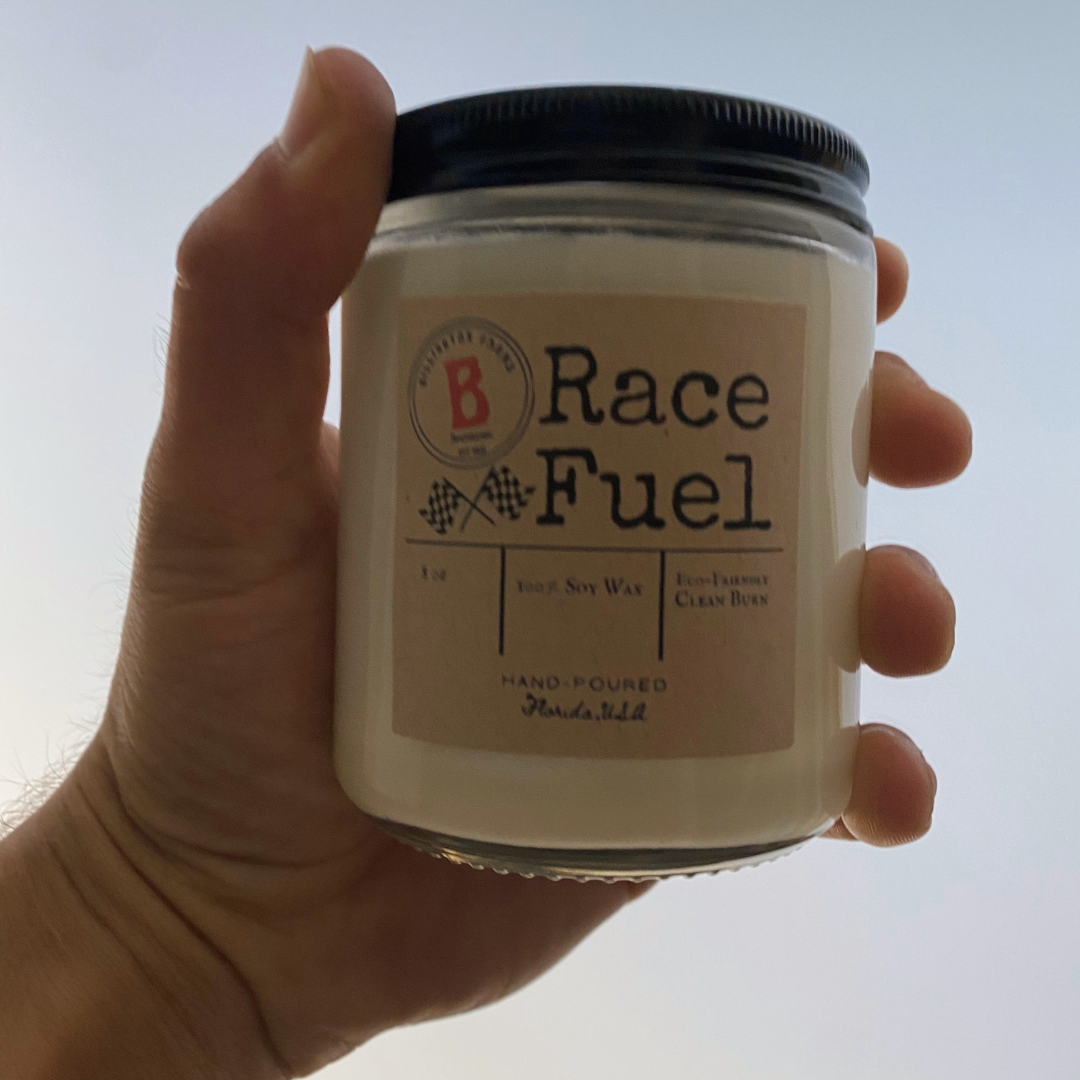 Race Fuel Scented Candle, Race Car Gift, Scented Race Fuel Candle