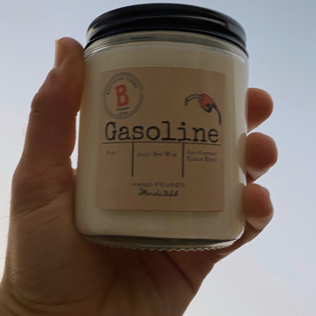 Gasoline Scented Candle