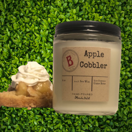 Apple Cobbler 100% Soy Wax Candles | Hand Poured