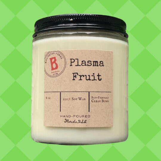 Plasma Fruit | The Sims Inspired | 100% Soy Wax | Sweet Citrus & Sandalwood Scented Candles | Hand Poured