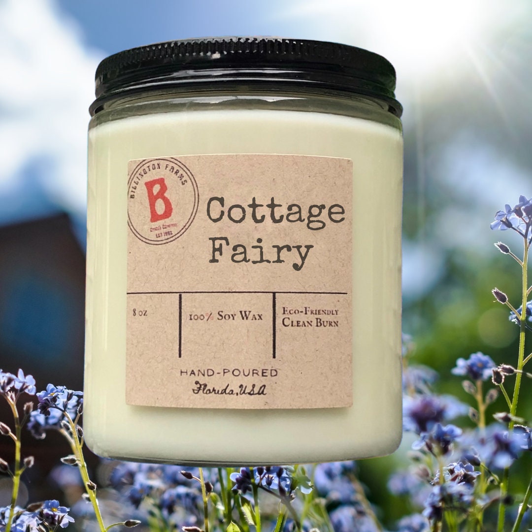 Cottage Fairy | 100% Soy Scented Candle | Cottagecore Inspired