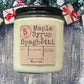 Maple Syrup and Spaghetti, 100% Soy Wax, Maple Syrup  and Spaghetti Scented Candles