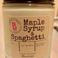 Maple Syrup and Spaghetti, 100% Soy Wax, Maple Syrup  and Spaghetti Scented Candles