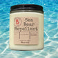 Sea Bear Repellent,  100% Soy Wax, Pineapple Scented Candles, Hand Poured sea Bear candle