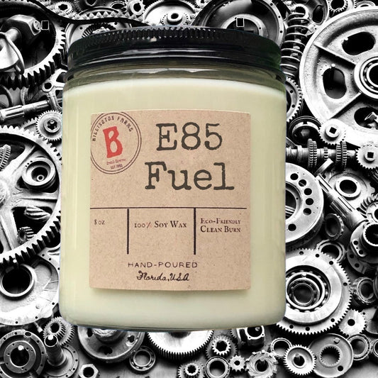 E85 Fuel Scented Candle, Car Mechanic Gift, Scented E85 Fuel Candle