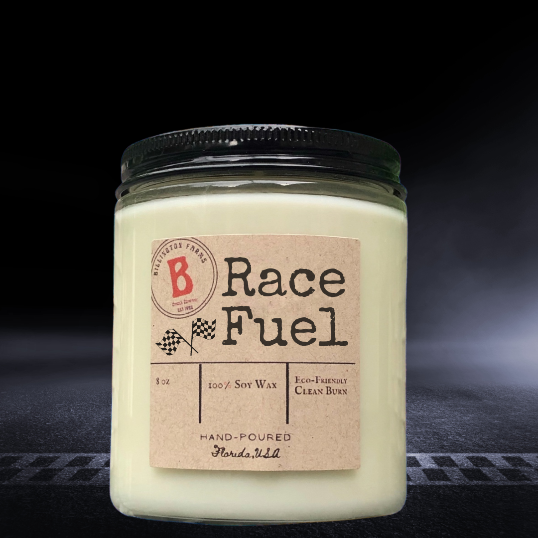 Race Fuel Scented Candle, Race Car Gift, Scented Race Fuel Candle